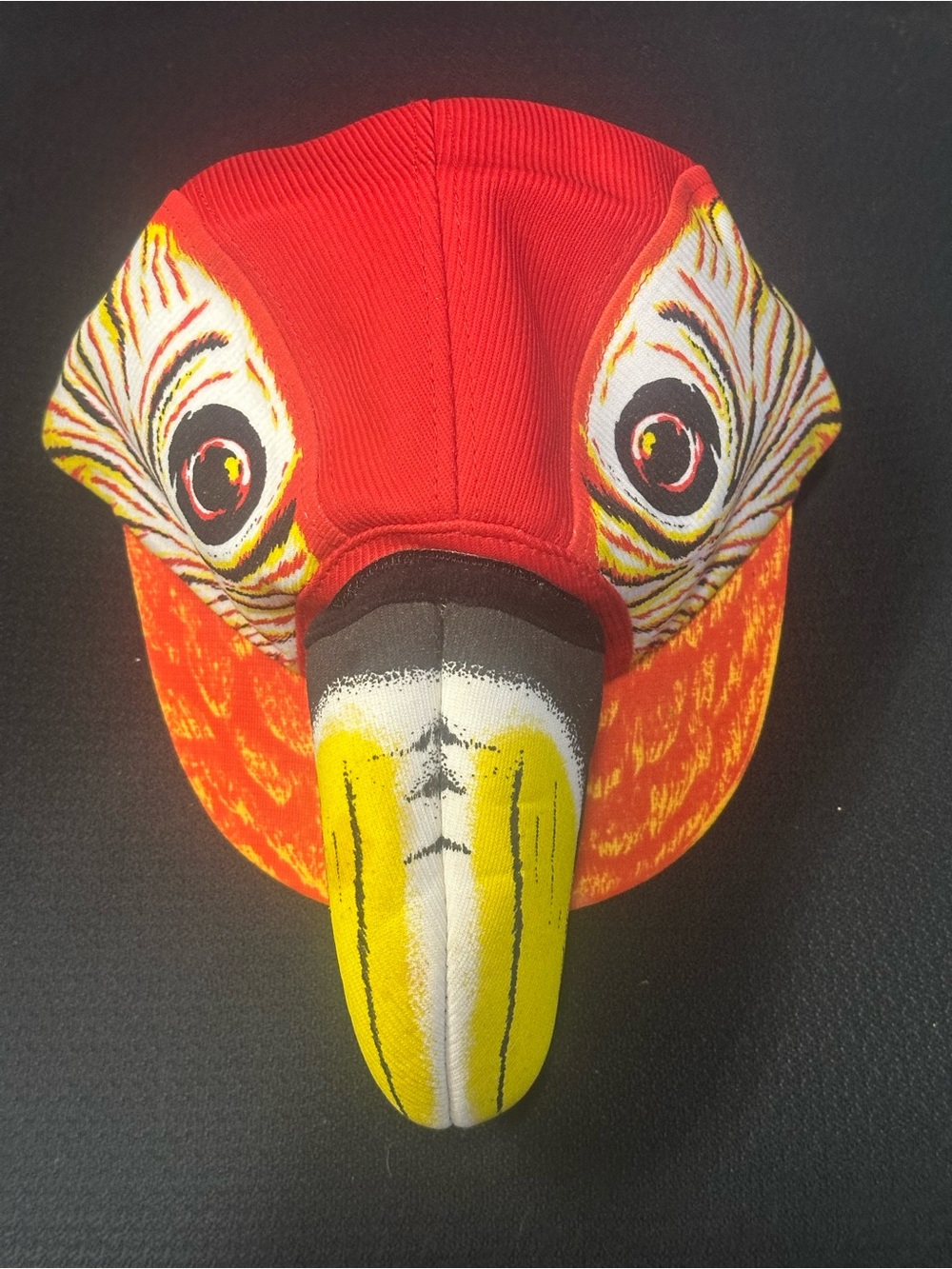 Vintage Hawk Bird Hat New Condition Rare  parrot hat